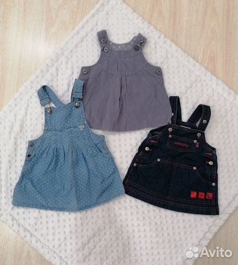 Вещи пакетом на девочку 68 74