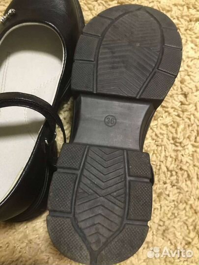 Туфли для девочки черные