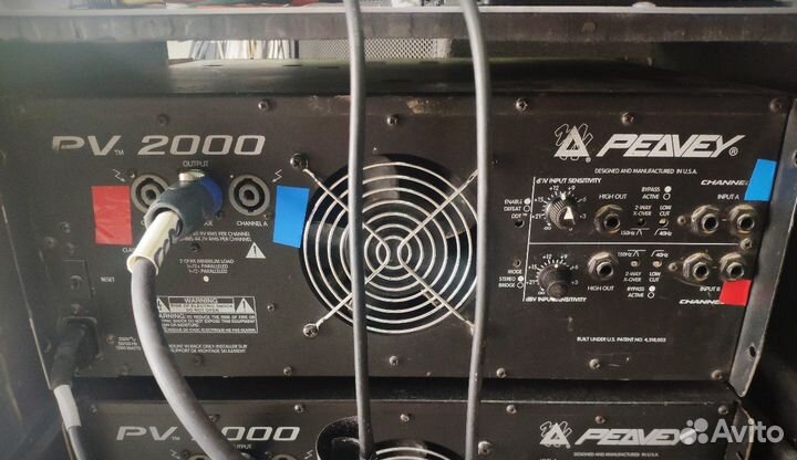 Усилители Peavey PV2000 USA для сабвуферов и топов
