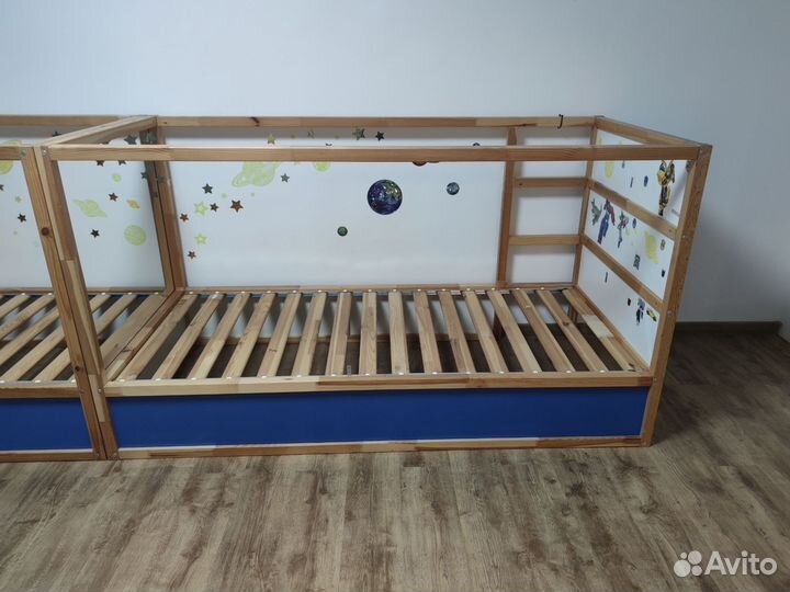 Детская кровать-чердак Икея Кюра