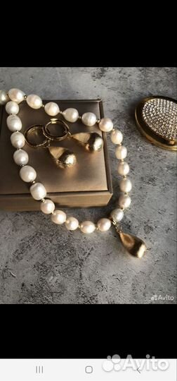 Колье жемчуг