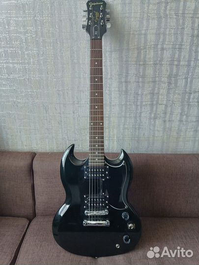 Электрогитара epiphone SG special ebony CH