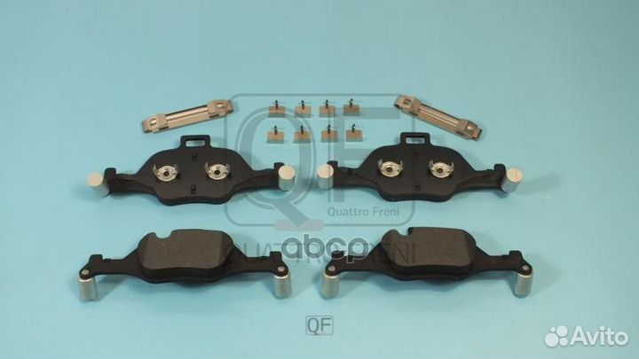 Колодки перед G11/G12 QF20F00016 quattro freni