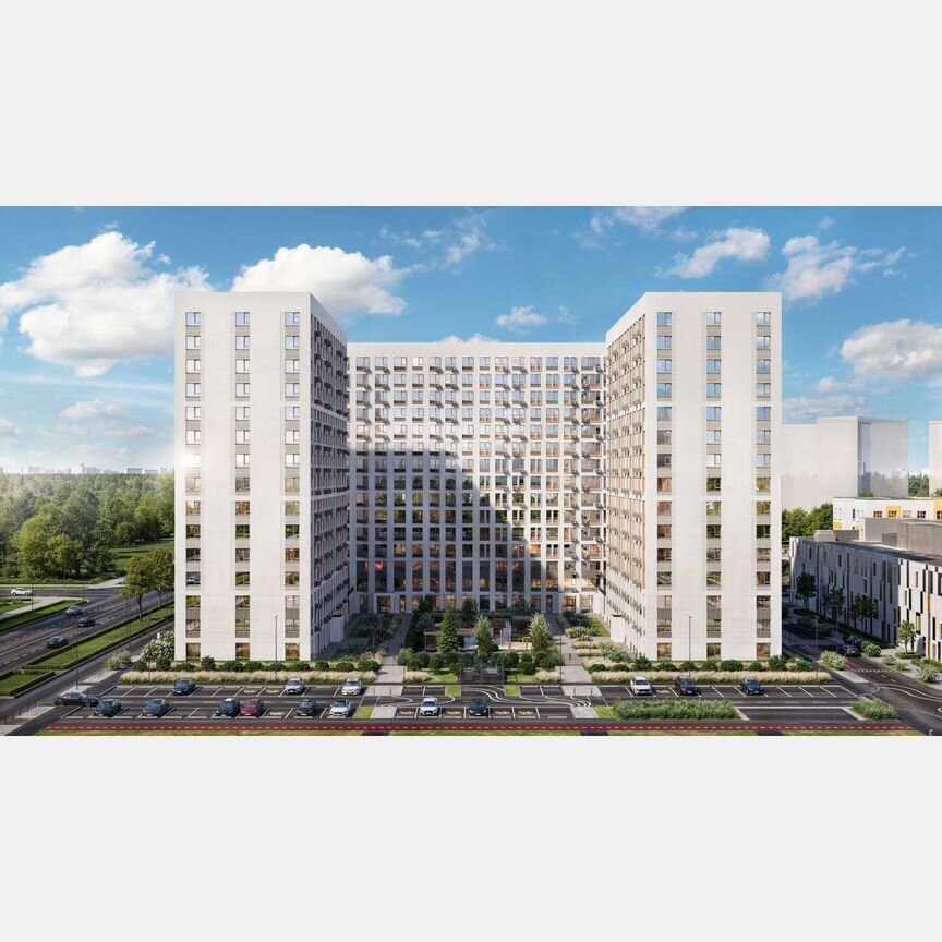 2-к. квартира, 54 м², 2/15 эт.