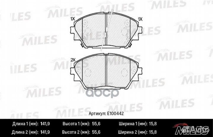 Колодки тормозные mazda 3 13- передние SemiMeta