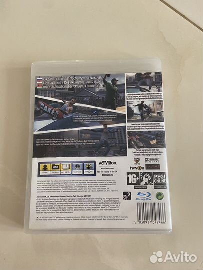 Игра “Tony hawk’s proving ground” ps3