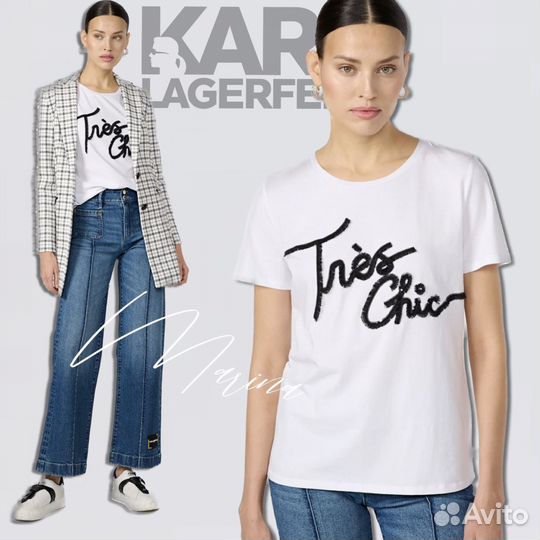 Футболка karl lagerfeld оригинал XS-XL