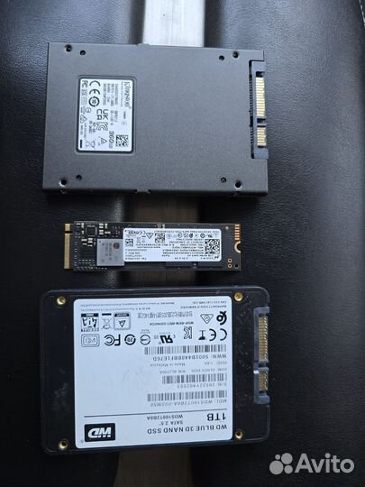 SSD диск 1TB WD Kingston Micron
