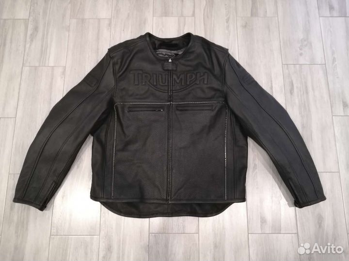 Мотокуртка кожаная Triumph мужская