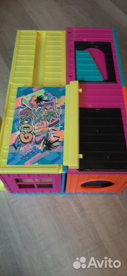 Домик-гараж для кукол лол с аксессуарами