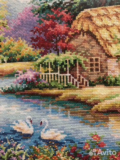 Картина вышитая крестом