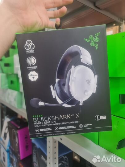 Игровые наушники Razer Blackshark V2 X White