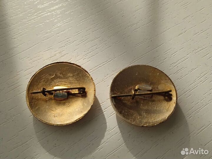 Знаки досааф СССР водитель мотоцикла.лот2штуки