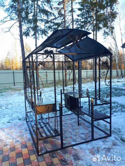 Мангал беседка барбекю