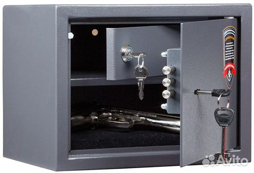 Сейф пистолетный с патронным отделением