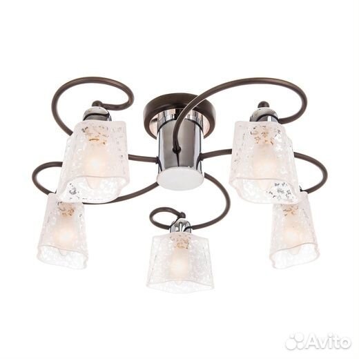 Люстра 84602 CR/5 wenge + 938 (212)