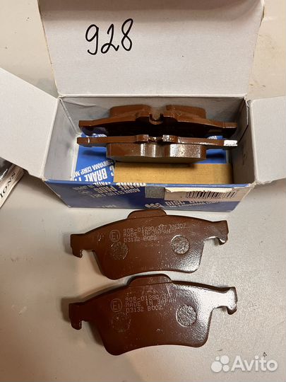 Колодки тормозные nissan primera (P12) 02