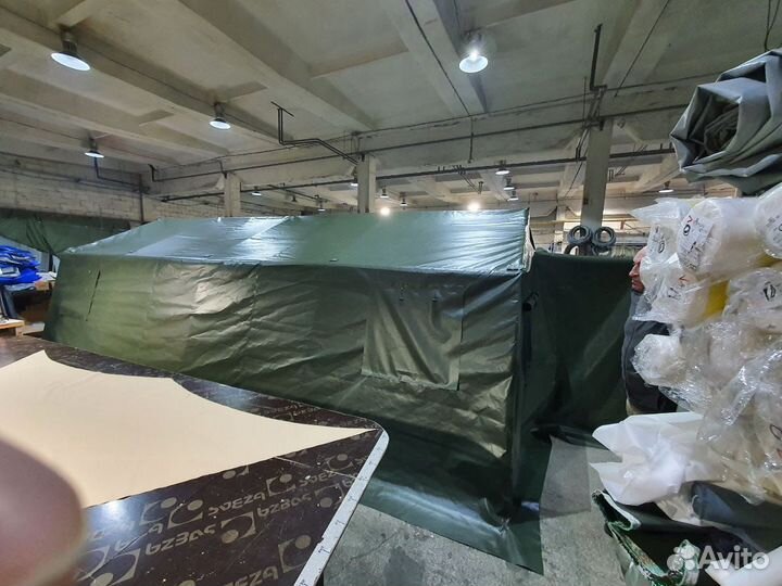 Палатка Армейская Каркасная пвх 650г/м2