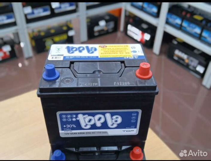 Аккумулятор Topla на Toyota rav 4