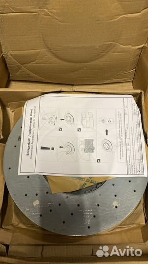 Тормозной диск перед MB W213 A0004218700 оригинал