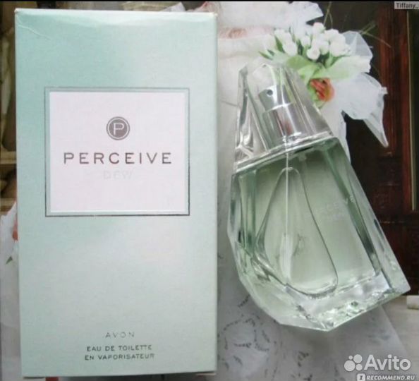 Женская парфюмерная вода perceive dew 50мл avon