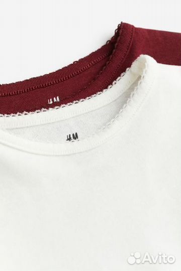 Лонгслив на девочку h&m 110/116 комплект новые