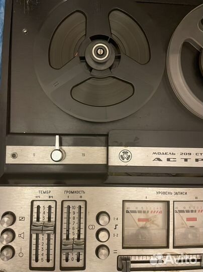 Катушечный магнитофон астра модель 209 стерео