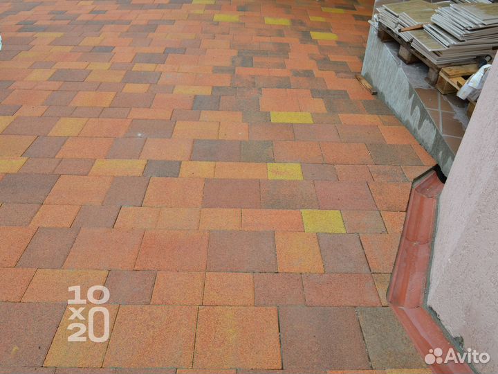 Тротуарная плитка, брусчатка, бордюры под ключ