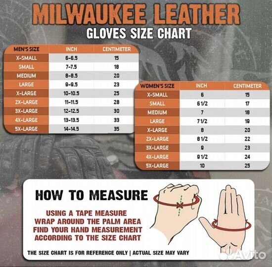Перчатки для мотоцикла Milwaukee Leather