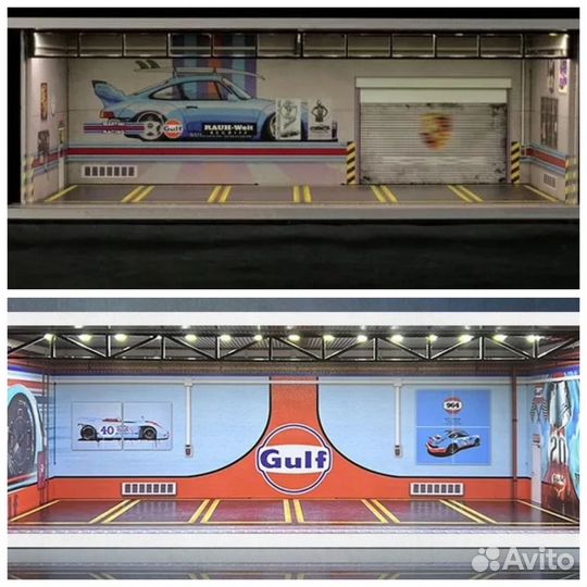 Диорамма парковка 1:64