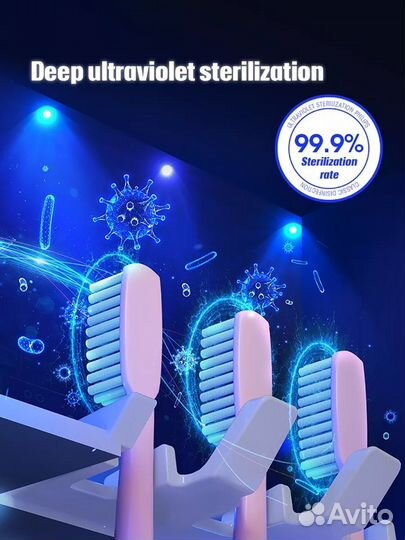 Стерилизатор для зубных щеток,дозатор зубной пасты