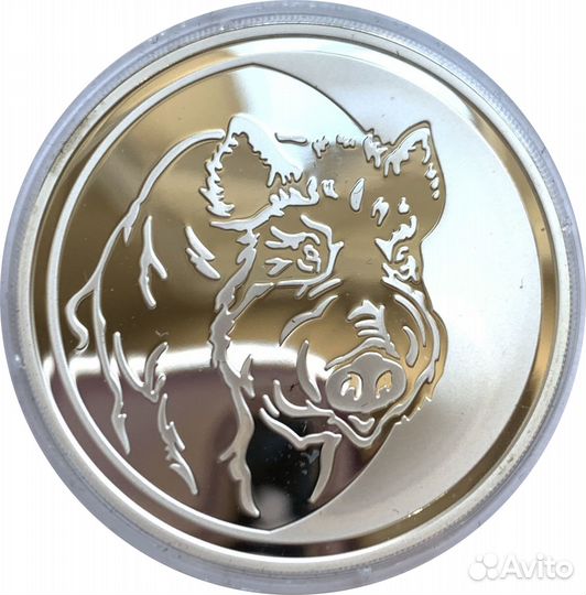 3 рубля Разные Серебро в капсулах