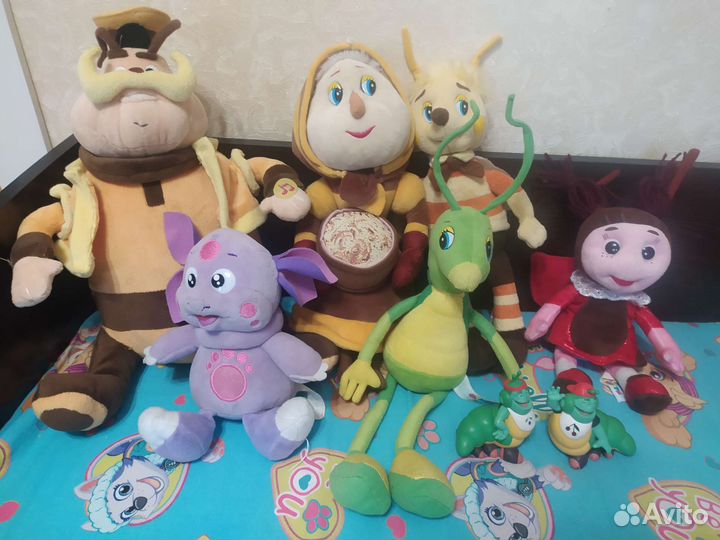 Лунтик мягкие игрушки набор