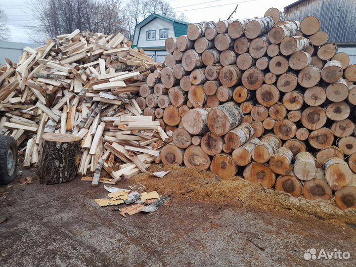 Дрова березовые.колотые