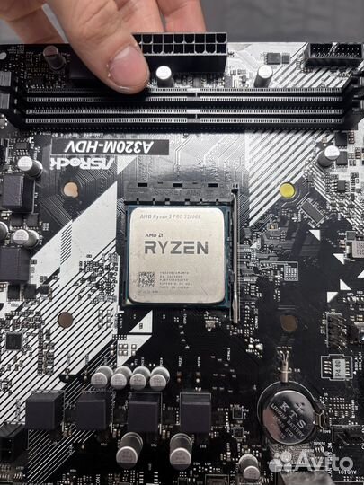 Ryzen 3 3300 Ge pro + Asrock A320M