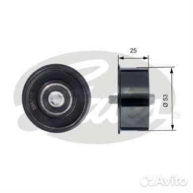 Ролик ремня грм opel astra G/H 1.4-1.8