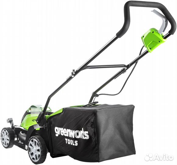 Газонокосилка аккумуляторная GreenWorks G40LM35, а