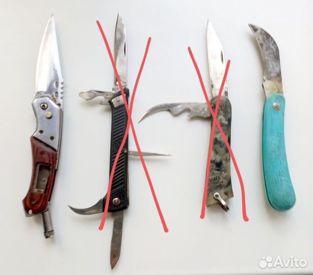 Ножи складные, перочинные времён СССР