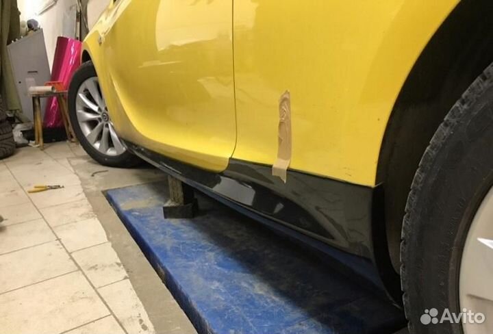 Пороги OPC Opel Astra J GTC