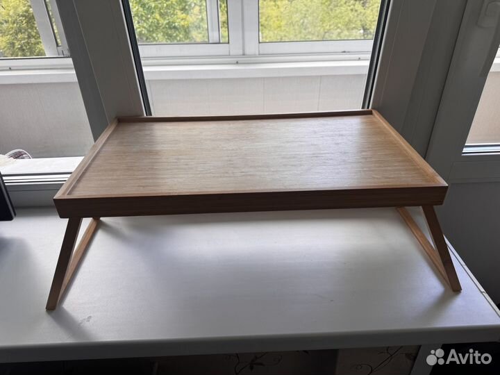 Поднос на ножках из бамбука IKEA оригинал