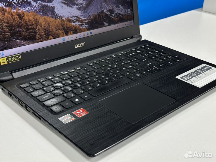 Мощный Acer Ryzen 5 8G озу SSD+HDD