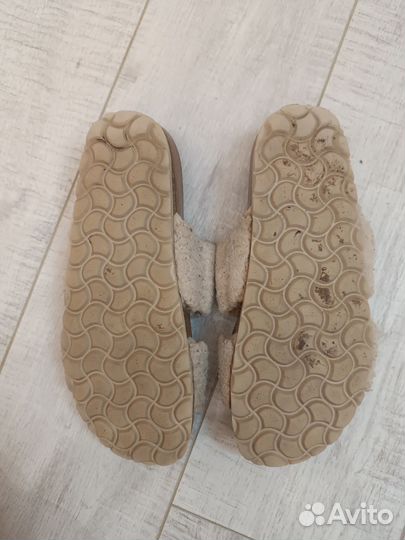 Домашние тапочки Oysho на пробковой подошве