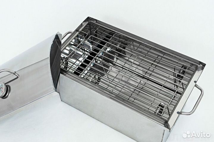 Коптильня с гидрозатвором, нерж. сталь