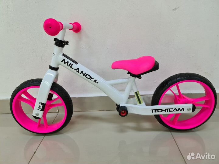Беговел TechTeam Milano 4.0 (розовый) Новый