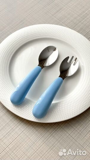 Набор столовых приборов (вилка и ложка) для детей