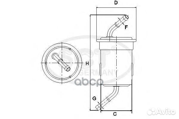 Фильтр топливный SCT ST710 SCT