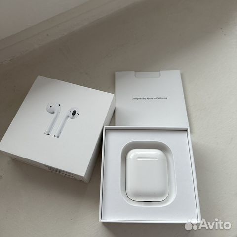 Оригинал. Кейс для airpods 1/2 с родной коробкой купить в Москве ...