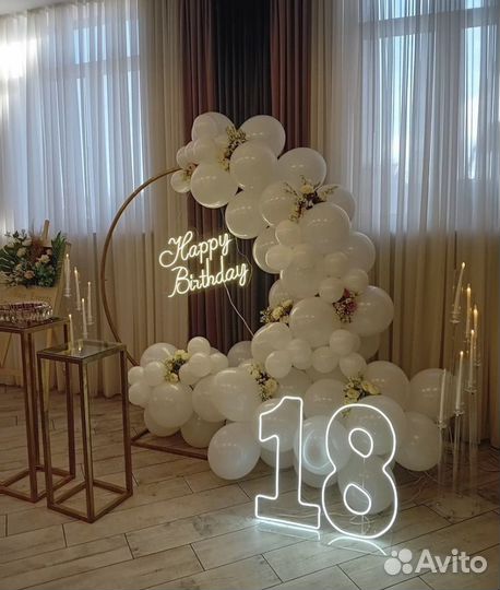 Украшение шарами