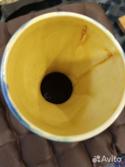 Ваза цветное стекло СССР