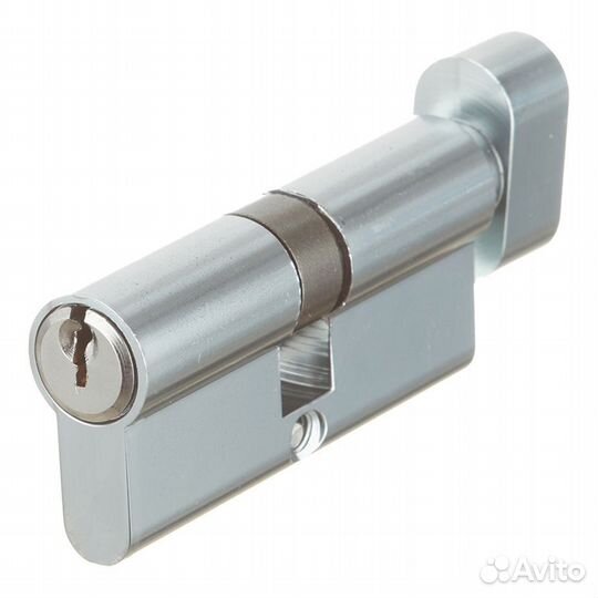 Цилиндр (35х35) мм ключ/вертушка матовый никель